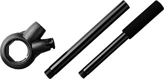 Трещотка для клуппов MIRAX 1/4"-1 1/4" 28245, ручка 620 мм - фото 5