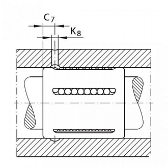 Линейный подшипник KH2030-PP TECHNIX - фото 3