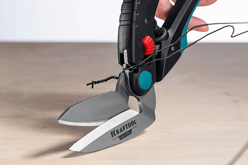 Фото 8 товара Многоцелевые усиленные технические ножницы KRAFTOOL BULLDOG 23203 250 мм