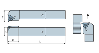 SEL2525M16-B державка резьбовая Deskar - фото 3