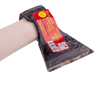 Топор кованый, в сборе, 680/900 г, деревянное топорище, 400 мм, Б, (Ижевск) Россия - фото 3