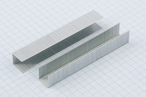 Фото 2 товара Скобы, 12 мм, для мебельного степлера, усиленные, тип 53, 1000 шт Gross