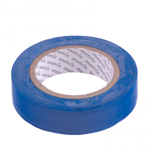 Фото 0 товара Изолента ПВХ, 15 мм х 10 м, синяя, 150 мкм Matrix