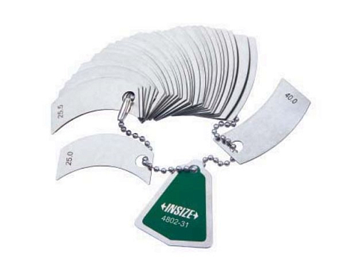 Фото 0 товара Шаблон радиусный 25-40 мм (погрешность 0.006 мм) INSIZE