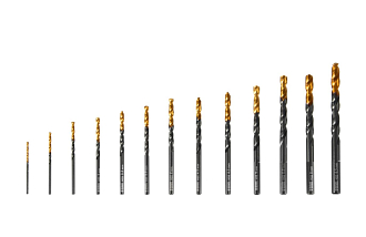 Набор сверл по металлу 1,5-6,5 мм, HSS-Tin, Golden Tip, 13 шт Denzel - фото 3