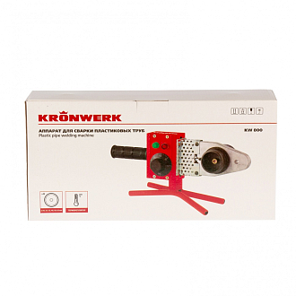Аппарат для сварки пласт. труб К W 800, 800 Вт, 300 °C, 20-25-32-40-50-63 мм Kronwerk - фото 7