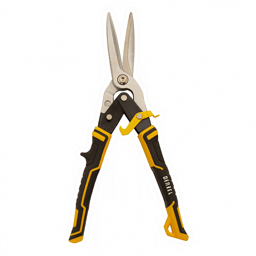 Фото 2 товара Ножницы по металлу, 315 мм, прямой проходной рез, сталь-CrMo, трехкомпонентные рукоятки Denzel