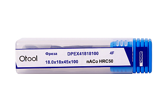 Фреза твердосплавная концевая 12х12х60х150 z=4 nACo Qtool - фото 2