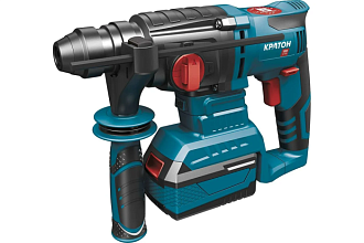 Перфоратор аккумуляторный КРАТОН RH18DC20-OFA SET (АКБ 4,0А•ч; ЗУ + кейс) - фото 1