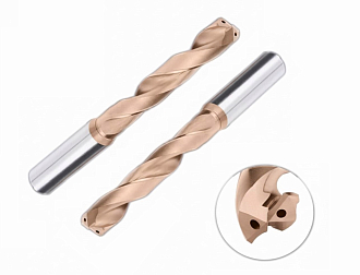 Сверло твердосплавное по металлу 9,90 мм (5xD) с каналами для СОЖ TBD05CA0990-HF35 HADSTO - фото 3