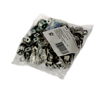 Скоба мет. двухлапковая, 16 мм, 100 шт Сибртех - фото 2