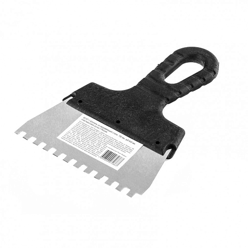 Фото 1 товара Шпатель из нерж. стали, 150 мм, зуб 6 х 6 мм, Россия