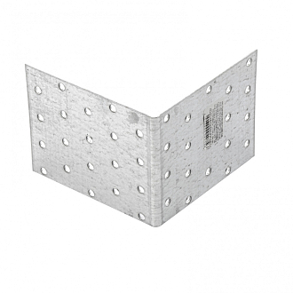 Крепежный уголок равносторонний 2 мм, KUR 100 х 100 х 80 мм Россия Сибртех - фото 1