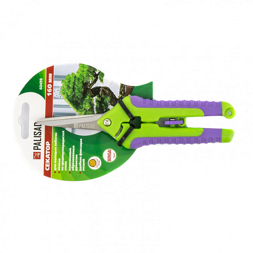 Фото 2 товара Секатор цветочный, 160 мм, для бонсай и топиария, двухкомпонентные рукоятки Palisad