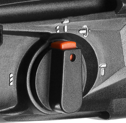 Фото 2 товара ЗУБР 800 Вт, 0-1300 об/мин, 0-4800 уд/мин, кейс, перфоратор горизонтальный П-26-800 Мастер