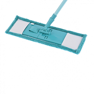 Швабра 120 см, с пластиковой складной подошвой, телескопическая рукоятка Elfe - фото 1