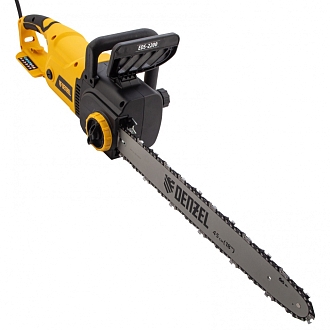 Пила цепная электрическая EDS-2200, 2.2 кВт,продольная, шина 45 см, шаг 3/8, паз 1.3 мм, 62 звена Denzel - фото 2