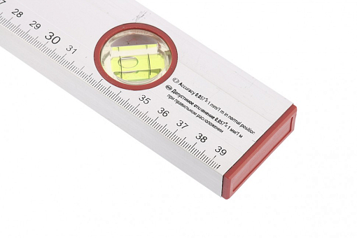 Фото 2 товара Уровень алюминиевый, 400 мм, 3 глазка, линейка Sparta