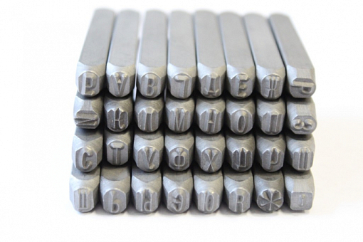 Фото 0 товара Клеймо буквенное 5мм твердый сплав