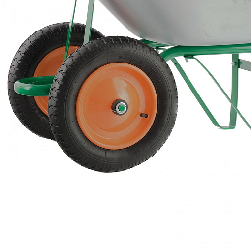 Фото 4 товара Тачка садовая, два колеса, грузоподъемность 170 кг, объем 78 л Palisad