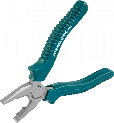 Фото 1 товара Пассатижи с полимерными рукоятками, 180 мм, Jonnesway