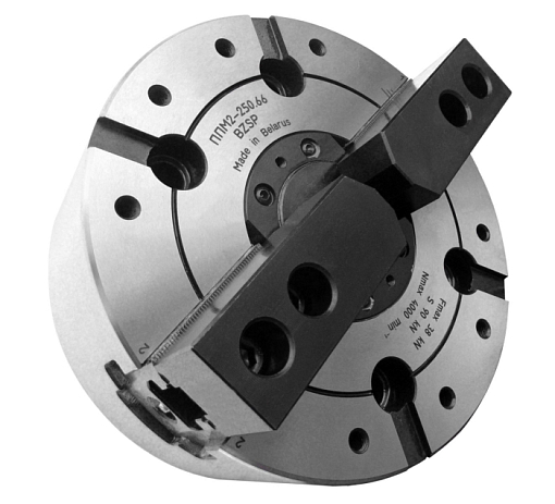 Фото 0 товара Патрон токарный 2-х кулачковый клиновой механизированный ПКСА-150.2.С120 БЗСП