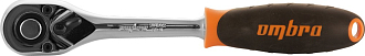 Рукоятка трещоточная 1/2"DR, 72 зубца, 250 мм, Ombra - фото 2