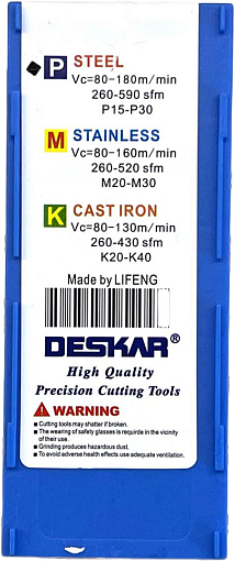 Фото 5 товара WNMG080404 CQ LF9018 токарная пластина Deskar