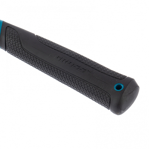 Фото 2 товара Молоток слесарный, 800 г, квадратный боек, фибергласовая обрезин. рукоятка Gross