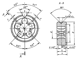 Плашка М 16х2.0 6e - фото 4