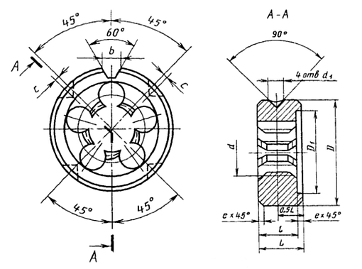 Фото 3 товара Плашка М 16х2.0 6e