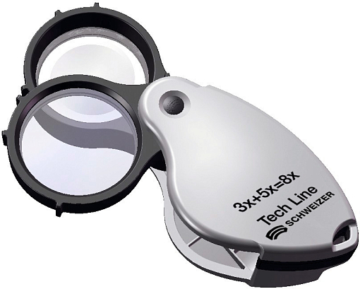 Фото 1 товара Откидная лупа Tech-Line 3/5