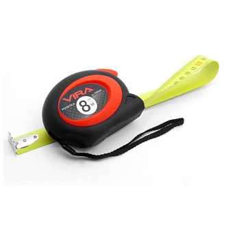 Рулетка измерительная 8м х 25мм автостопор VIRA RAGE - фото 2