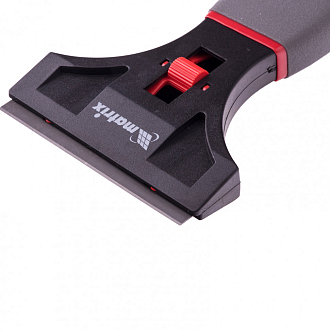 Скребок с обрезиненной рукояткой, выдвижное сменное лезвие Matrix - фото 2