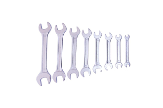 Набор ключей рожковых 8-24мм (8шт) CrV - фото 2