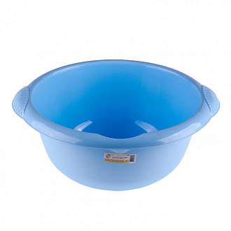 Таз пластмассовый круглый 6,5 л, сиреневый, Россия Elfe - фото 1