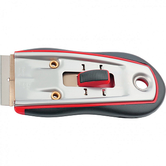 Скребок, выдвижное лезвие, обрез. корпус из нерж. стали, 3 зап. лезвия Matrix - фото 3