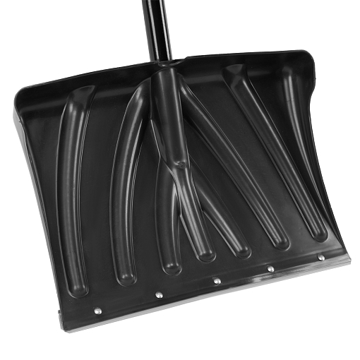 Фото 3 товара Лопата для уборки снега пластиковая, 450х325х1370 мм, стальной черенок, Palisad