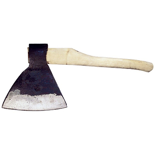 Фото 0 товара Топор кованный, в сборе, 1900/2100 г, деревянное топорище, 500 мм, М2, "Мясоруб", г. Вача Россия