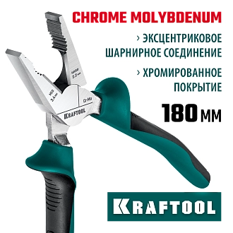 Плоскогубцы комбинированные EXTREM 22011-1-18_z01 KRAFTOOL 180 мм - фото 8