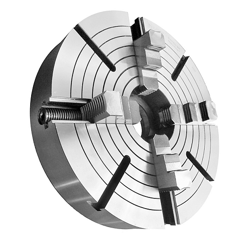 Фото 4 товара Патрон токарный 4-х кулачковый ручной с независимым перемещением кулачков 7103-400.J8 БЗСП