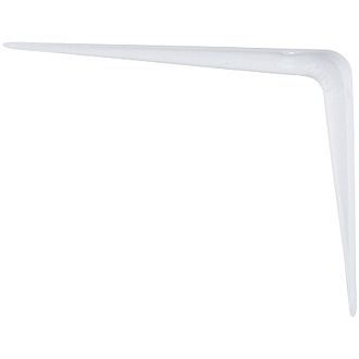 Кронштейн угловой с ребром, 300 х 350 мм, белый Сибртех - фото 1