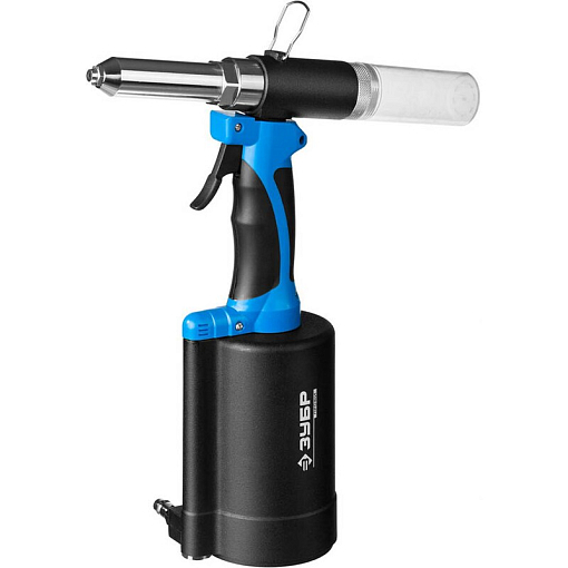 Фото 0 товара Заклепочник пневматический корпус из композит материал для заклепок из нерж стали 24-32-4-48-6-64мм Зубр 31287-64