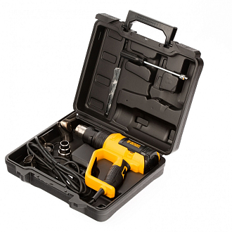 Фен технический HG-2000E, 2000 Вт, 2 режима, LCD дисплей Denzel - фото 5