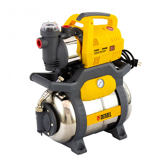 Насосная станция PSХ950X, Х-Pro, 950 Вт, 3300 л/ч, ресивер 24 л, подъем 38 м Denzel - фото 1