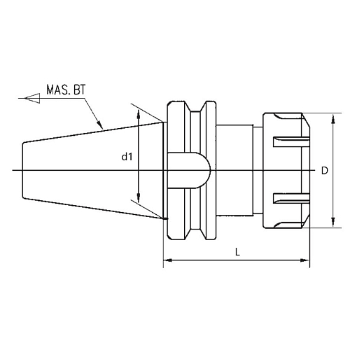 Фото 2 товара BT50-ER40-80 патрон цанговый Zegyo