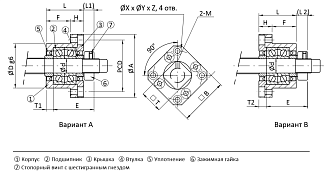 Опора ШВП FK12 TECHNIX - фото 2