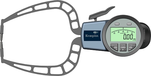 Фото 3 товара Цифровой рычажный толщиномер со сферич. измер. поверхностями 0-30 мм