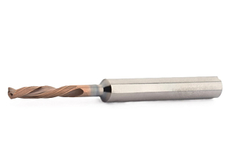 Сверло твердосплавное по металлу 3,50 мм (5xD) с каналами для СОЖ TBD05CA0350-HF35 HADSTO - фото 1