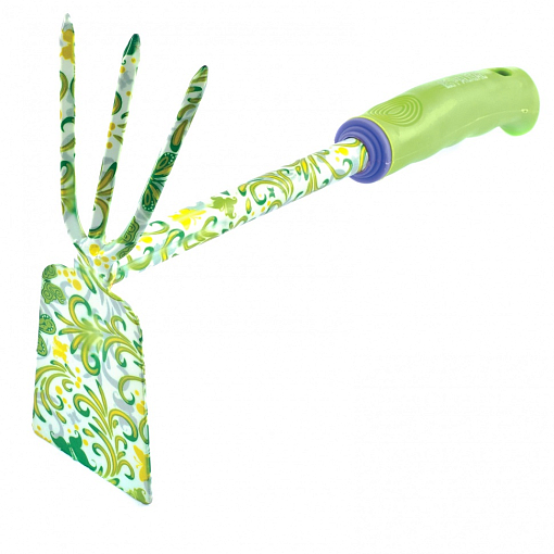 Фото 1 товара Мотыжка комбинированная, 65 х 310 мм, стальная, пластиковая рукоятка, Flower Green, Palisad